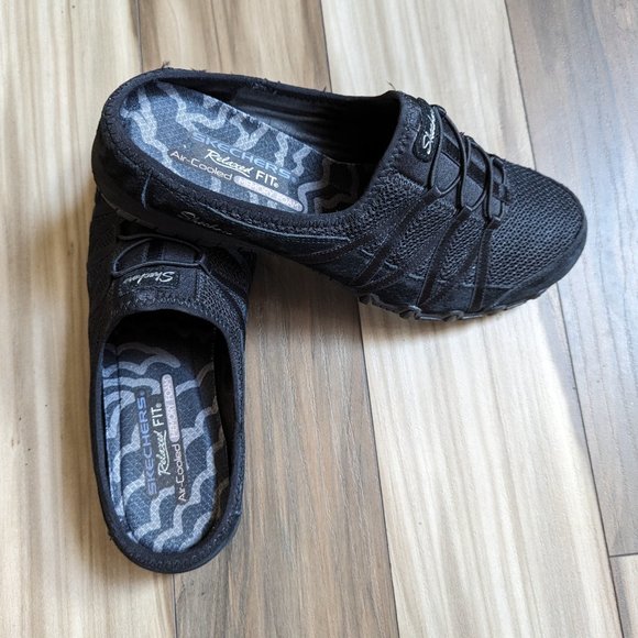 Skechers Women's Relaxed Fit Slip on Sneaker Open Back Sneaker - Black S… - Picture 3 of 10